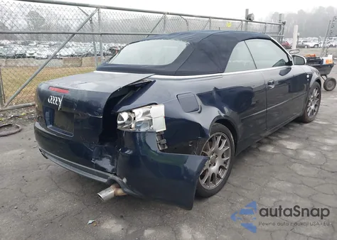 2006 Audi S4 z USA, uszkodzony, nr VIN WUARL48H66K900174